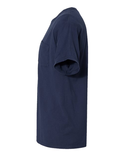 Garment-Dyed Pocket T-Shirt - DirectSide - B35200653 - Navy