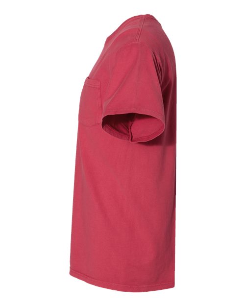 Garment-Dyed Pocket T-Shirt - DirectSide - B35200703 - Crimson Fall