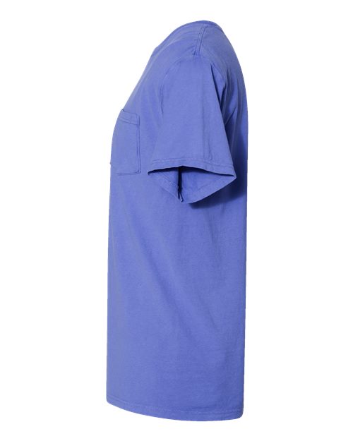 Garment-Dyed Pocket T-Shirt - DirectSide - B35200813 - Deep Forte Blue