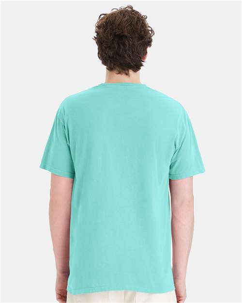 Garment-Dyed Pocket T-Shirt - OnModelBack - B35200873 - Mint