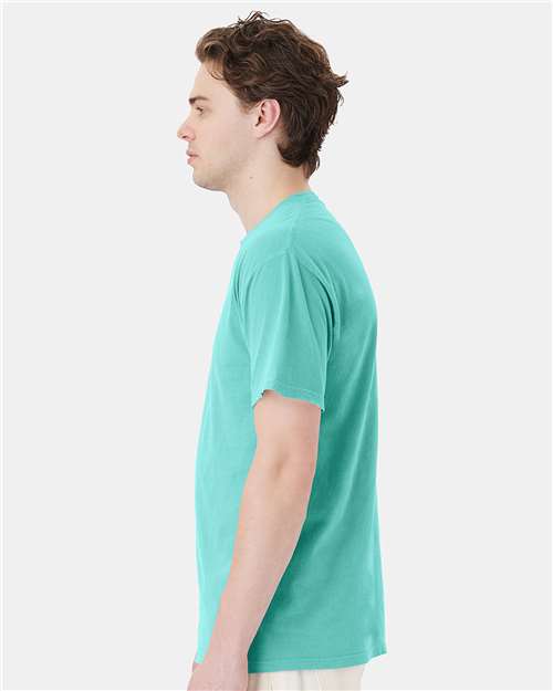 Garment-Dyed Pocket T-Shirt - OnModelSide - B35200873 - Mint
