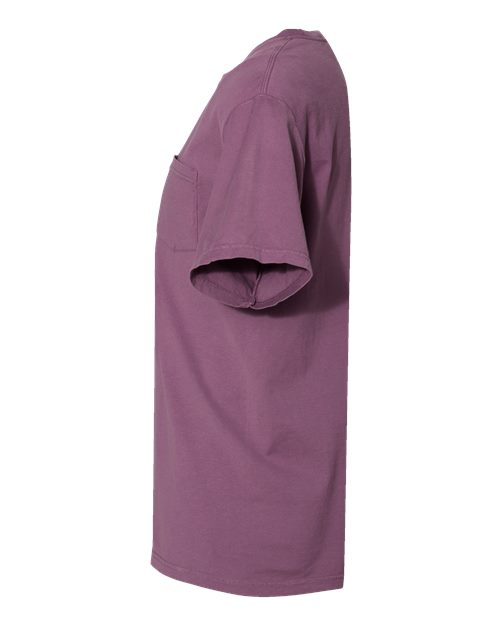 Garment-Dyed Pocket T-Shirt - DirectSide - B35200673 - Purple Plum Raisin