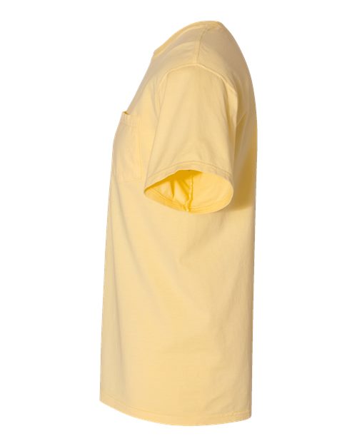 Garment-Dyed Pocket T-Shirt - DirectSide - B35200403 - Summer Squash Yellow