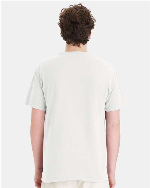 Garment-Dyed Pocket T-Shirt - OnModelBack - B35200003 - White