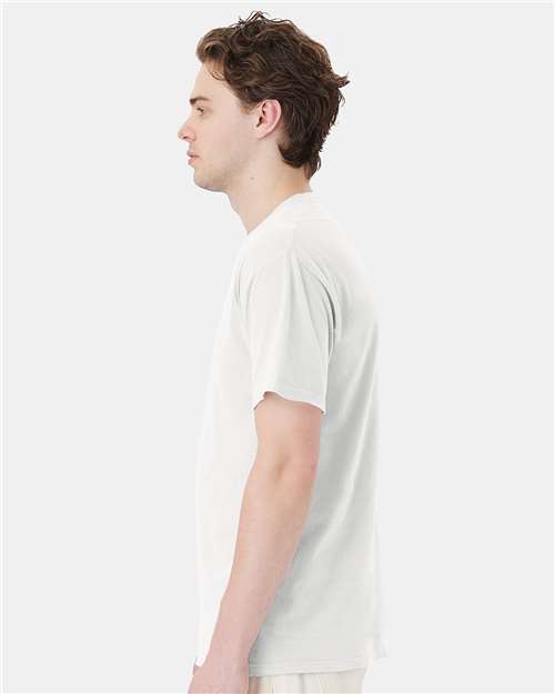 Garment-Dyed Pocket T-Shirt - OnModelSide - B35200003 - White