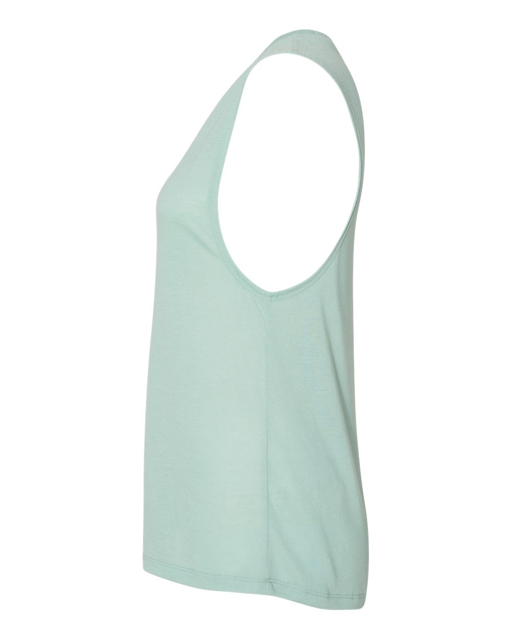 Women's Flowy Scoop Muscle Tank - DirectSide - B55806256 - Dusty Blue