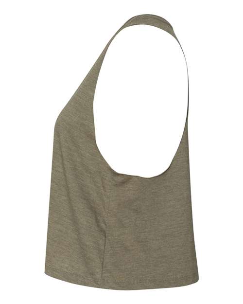 Women's Racerback Crop Tank - DirectSide - B19206613 - Heather Olive