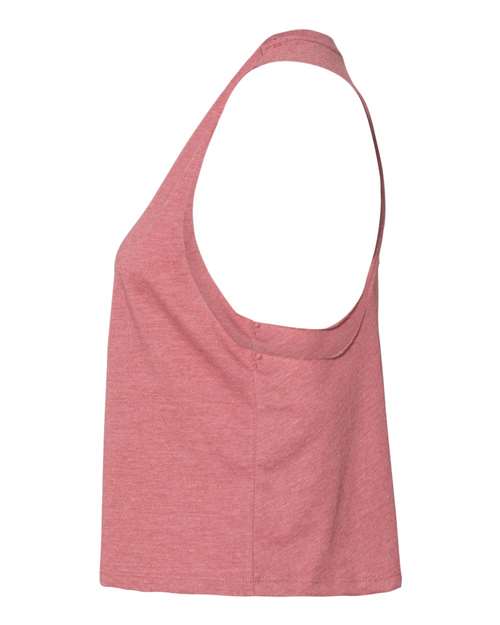 Women's Racerback Crop Tank - DirectSide - B19206273 - Heather Mauve