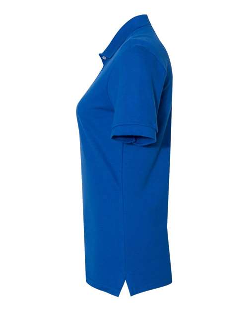 Women's 100% Ring-Spun Cotton Piqué Polo - DirectSide - B54435753 - Royal