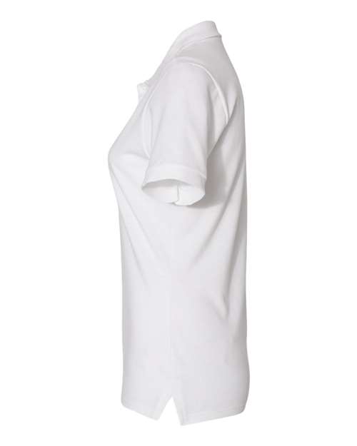 Women's 100% Ring-Spun Cotton Piqué Polo - DirectSide - B54435003 - White