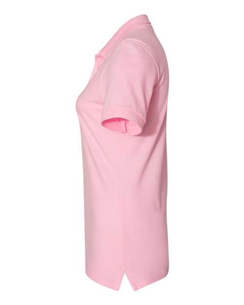 Women's 100% Ring-Spun Cotton Piqué Polo - DirectSide - B54435303 - Classic Pink