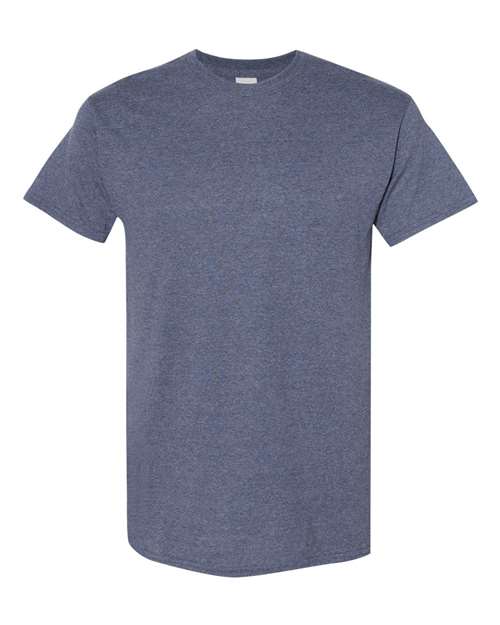 Heavy Cotton™ T-Shirt - Front - B00060343 - Heather Navy