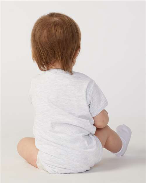 Infant Fine Jersey Bodysuit - OnModelBack - B33438021 - Ash