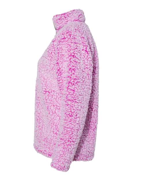 Women’s Epic Sherpa Quarter-Zip Pullover - DirectSide - B22928693 - Magenta Heather