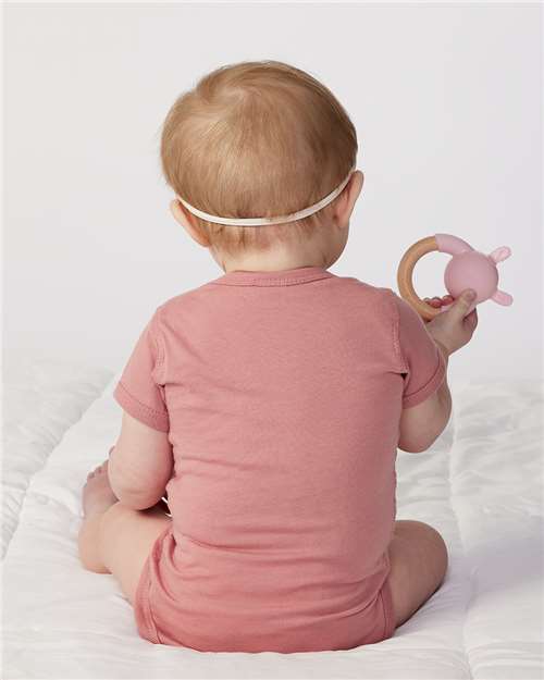 Infant Fine Jersey Bodysuit - OnModelBack - B33438371 - Mauvelous