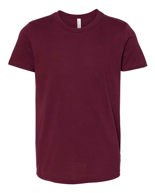 Youth Jersey Tee - Front - B38006533 - Maroon