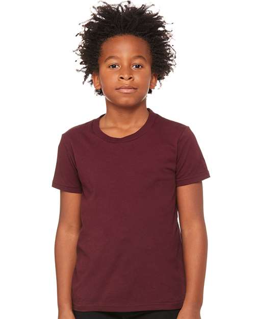 Youth Jersey Tee - OnModelFront - B38006533 - Maroon