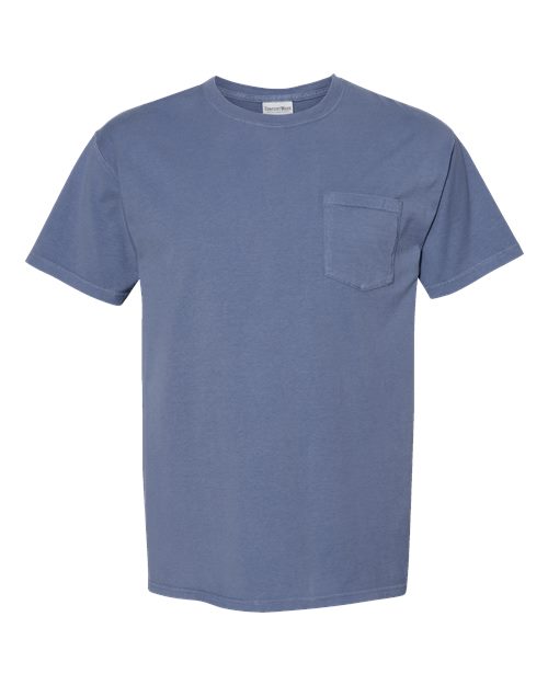 Garment-Dyed Pocket T-Shirt - Front - B35200103 - Saltwater