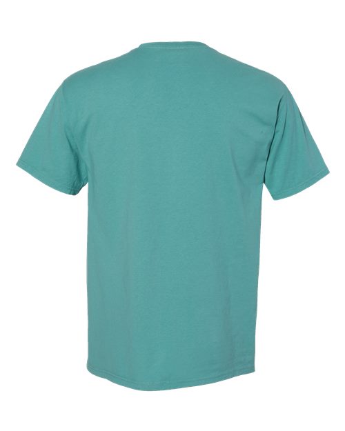 Garment-Dyed Pocket T-Shirt - Back - B35200113 - Spanish Moss