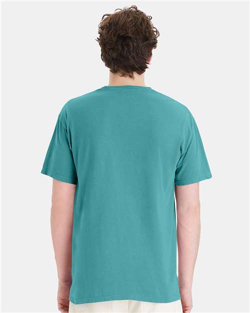 Garment-Dyed Pocket T-Shirt - OnModelBack - B35200113 - Spanish Moss