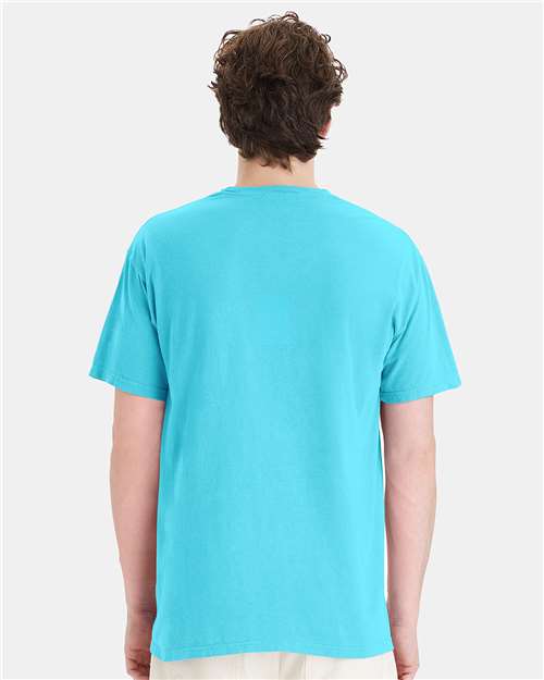 Garment-Dyed Pocket T-Shirt - OnModelBack - B35200123 - Freshwater