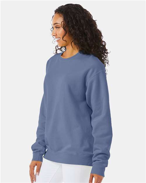 Garment-Dyed Crewneck Sweatshirt - OnModelSide - B35700253 - Saltwater