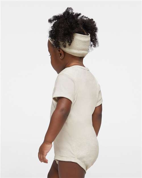 Infant Baby Rib Bodysuit - OnModelSide - B30238231 - Natural Heather