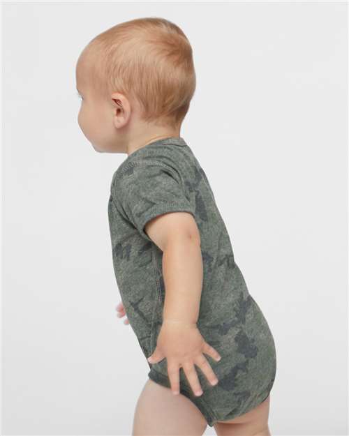 Infant Fine Jersey Bodysuit - OnModelSide - B33438621 - Vintage Camo