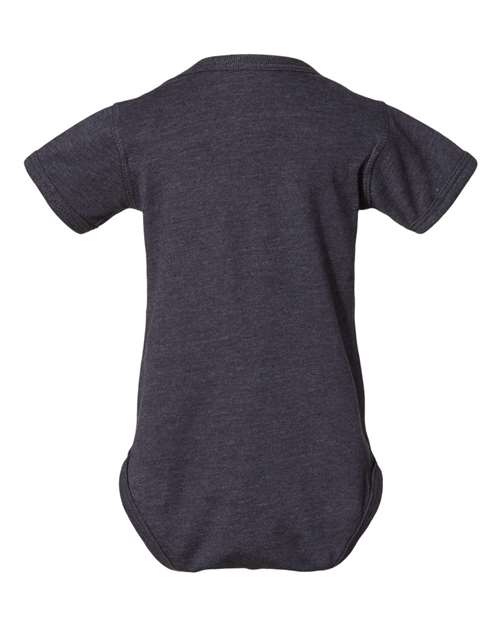 Infant Fine Jersey Bodysuit - Back - B33438111 - Vintage Navy