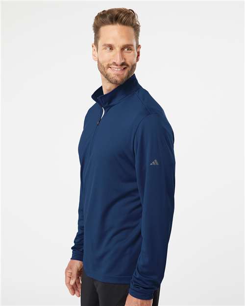 Lightweight Quarter-Zip Pullover - OnModelSide - B01153652 - Collegiate Navy