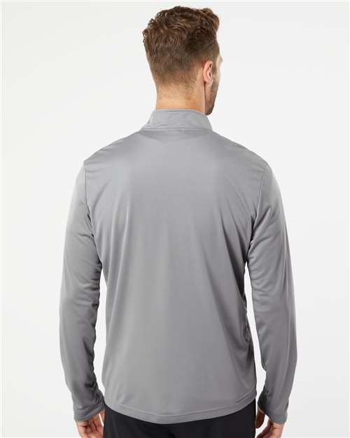 Lightweight Quarter-Zip Pullover - OnModelBack - B01153582 - Grey Three