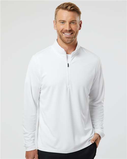 Lightweight Quarter-Zip Pullover - OnModelFront - B01153002 - White