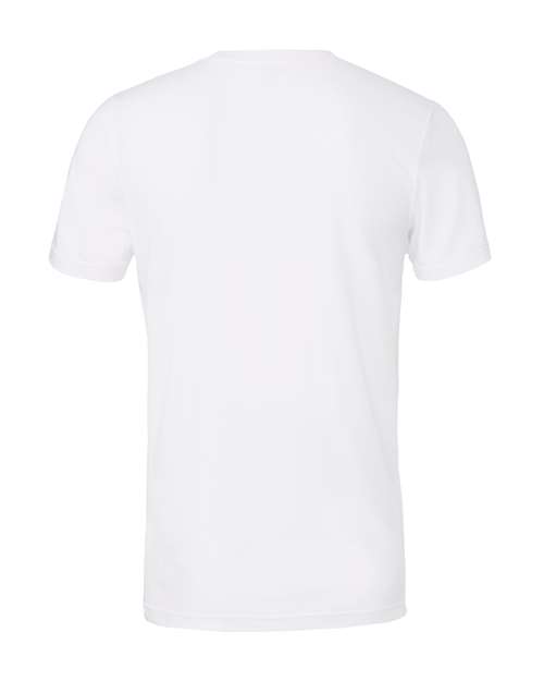 CVC Jersey Tee - Back - B00706002 - Solid White Blend