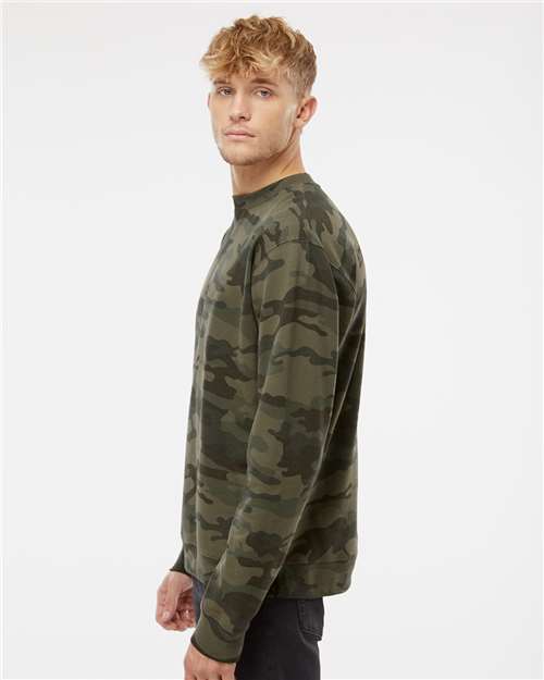 Midweight Crewneck Sweatshirt - OnModelSide - B83676983 - Forest Camo