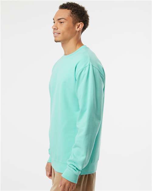 Midweight Crewneck Sweatshirt - OnModelSide - B83676173 - Mint