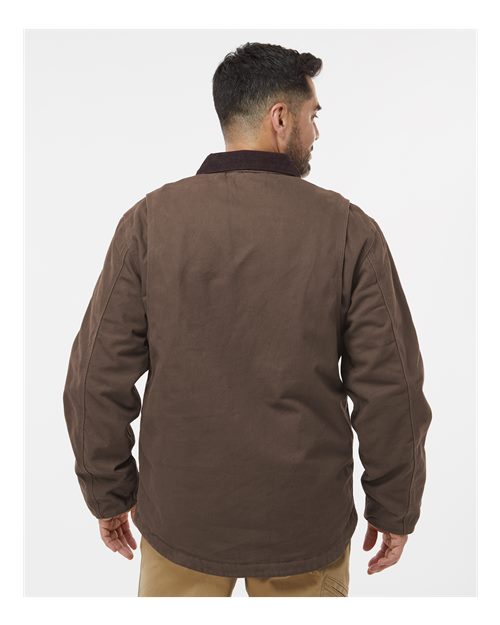 Rambler Boulder Cloth Jacket - OnModelBack - B01367743 - Tobacco