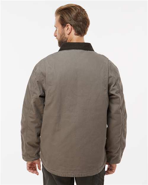 Rambler Boulder Cloth Jacket - OnModelBack - B01367103 - Gravel