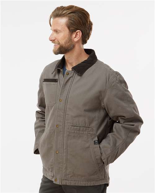 Rambler Boulder Cloth Jacket - OnModelSide - B01367103 - Gravel