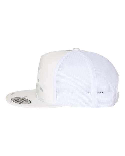 Five-Panel Classic Trucker Cap - DirectSide - B61595540 - Multicam Alpine/ White