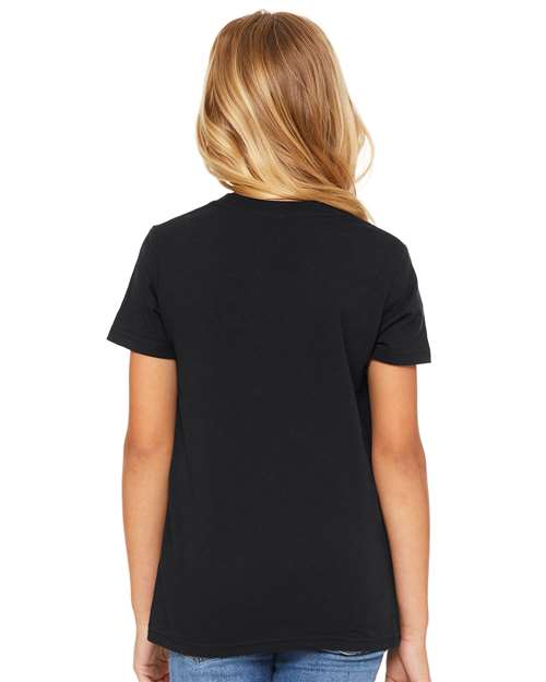 Youth Jersey Tee - OnModelBack - B38006523 - Vintage Black
