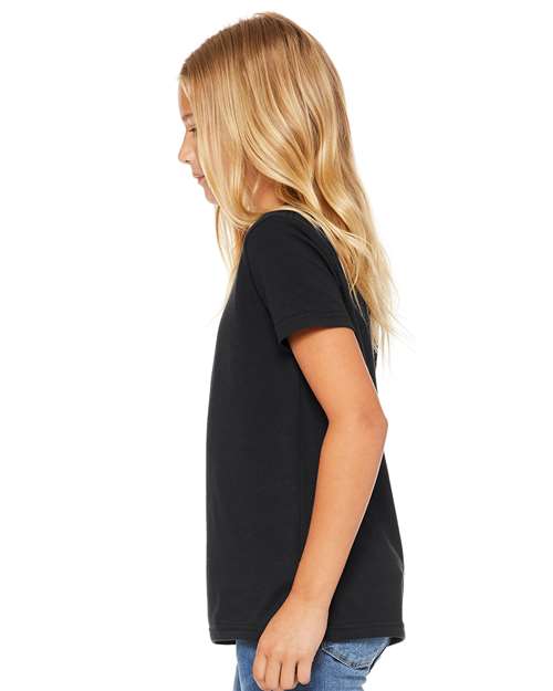 Youth Jersey Tee - OnModelSide - B38006523 - Vintage Black