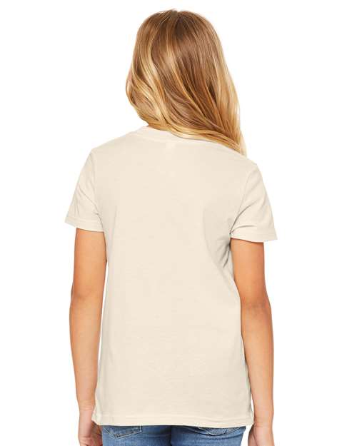 Youth Jersey Tee - OnModelBack - B38006223 - Natural