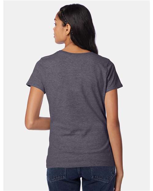 Women's Perfect-T T-Shirt - OnModelBack - B50200089 - Charcoal Heather