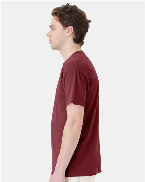 Garment-Dyed Pocket T-Shirt - OnModelSide - B35200323 - Cayenne