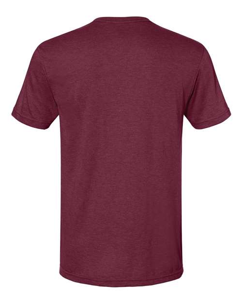 Softstyle® CVC T-Shirt - Back - B00260533 - Maroon Mist