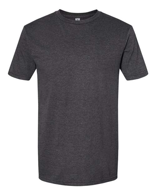 Softstyle® CVC T-Shirt - Front - B00260113 - Pitch Black Mist