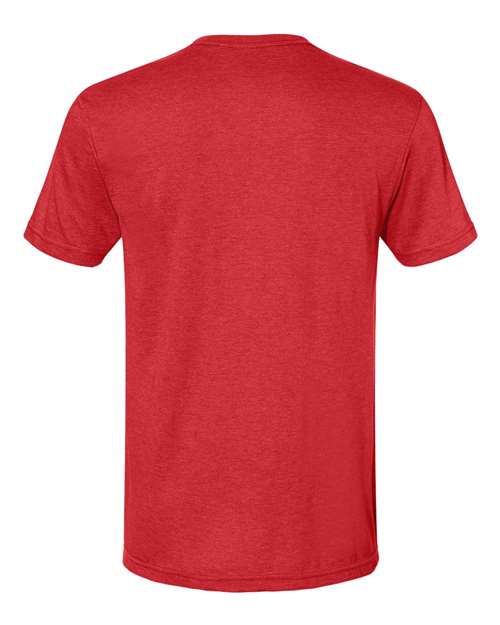 Softstyle® CVC T-Shirt - Back - B00260703 - Red Mist