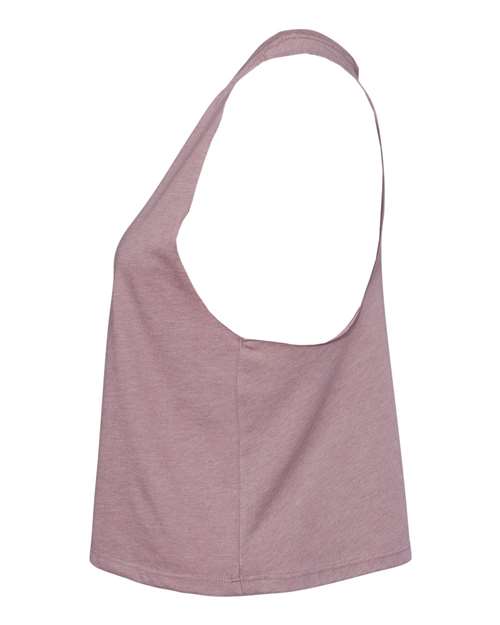Women's Racerback Crop Tank - DirectSide - B19206673 - Heather Orchid