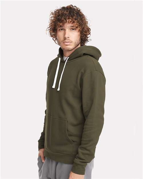 Santa Barbara Hoodie - OnModelSide - B21118552 - Military Green