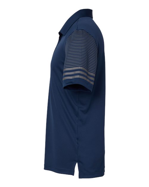 Striped Sleeve Polo - DirectSide - B03253654 - Team Navy Blue/ Grey Five